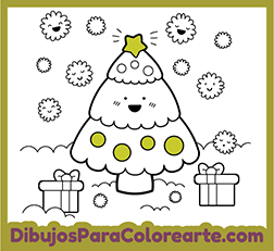 Dibujos Para Colorear Arbol De Navidad 20 Imagenes Navidenas Para Pintar E Imprimir